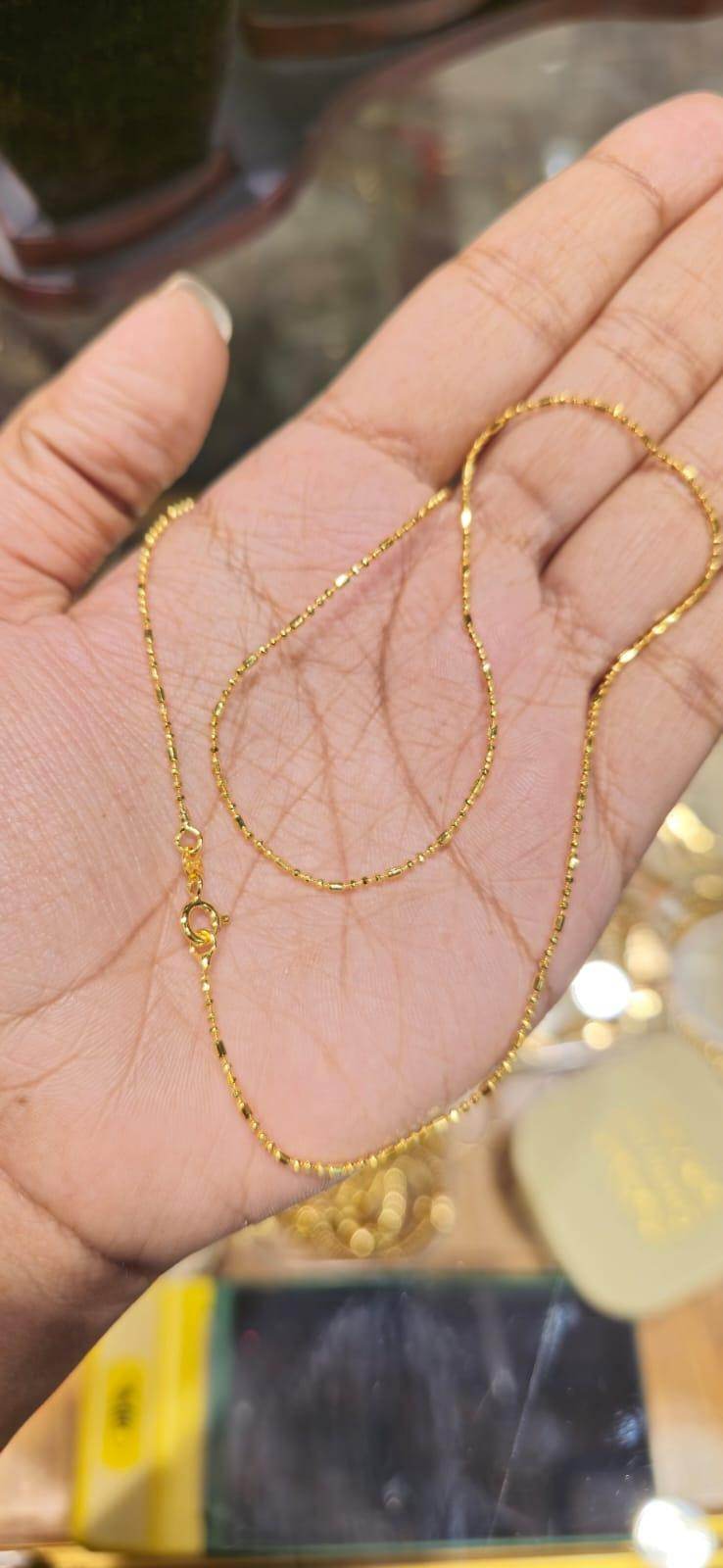 Elegant 17-Inch Gold-Plated Chain – Timeless Shine & Durability - Mirpur Jewelry City