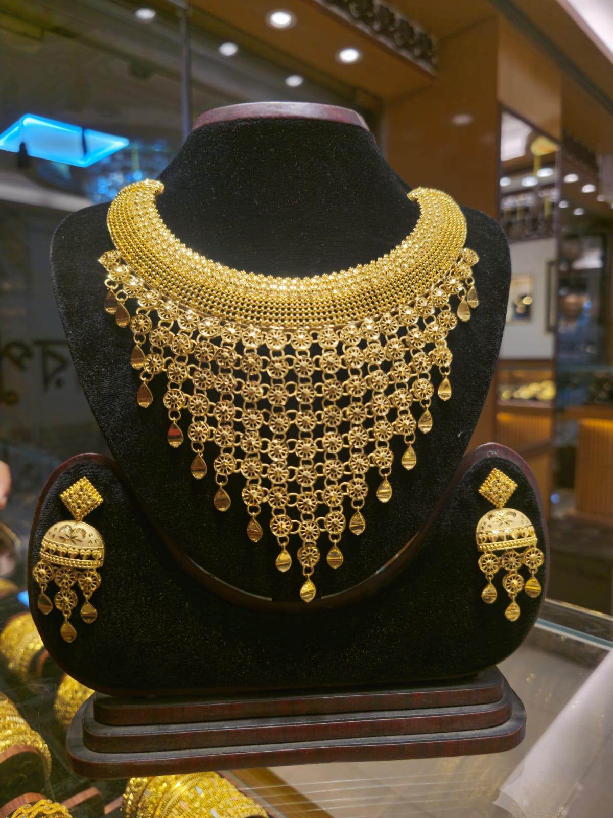 Elegant Gold-Plated Necklace – Timeless Luxury - Mirpur Jewelry City