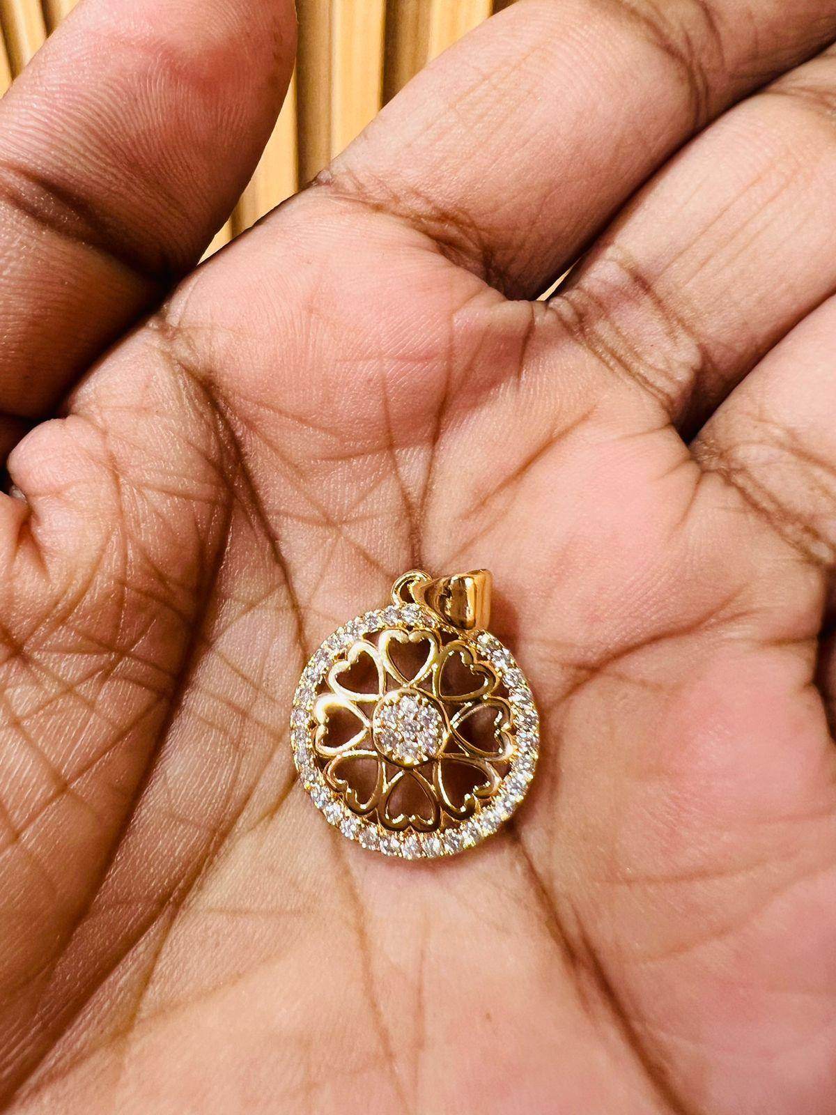Elegant Gold-Plated Locket – Timeless Beauty & Charm - Mirpur Jewelry City