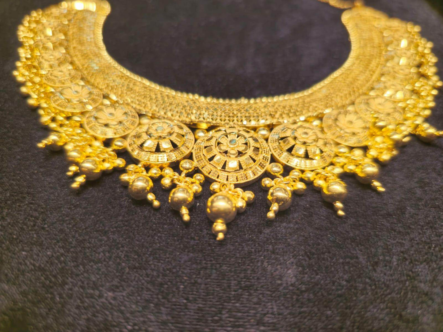 Elegant Gold-Plated Necklace – Timeless Luxury - Mirpur Jewelry City