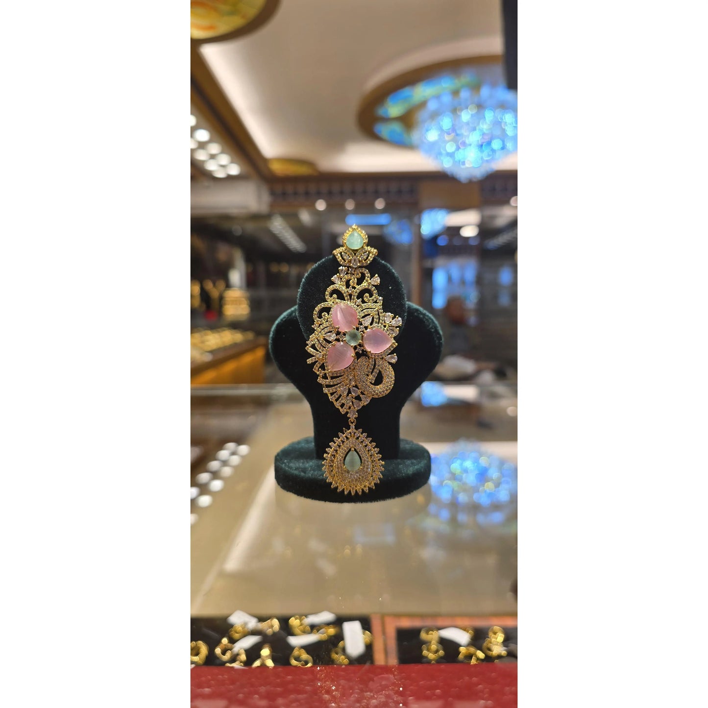 Timeless Radiance: Diamond Cut Bridal Necklace - Mirpur Jewelry City