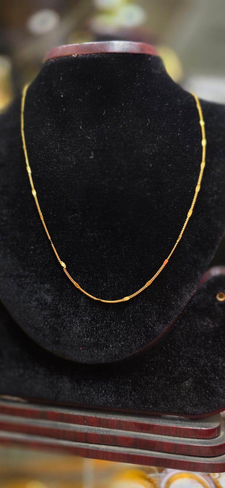 Elegant 18-Inch Gold-Plated Chain – Timeless Shine & Durability - Mirpur Jewelry City