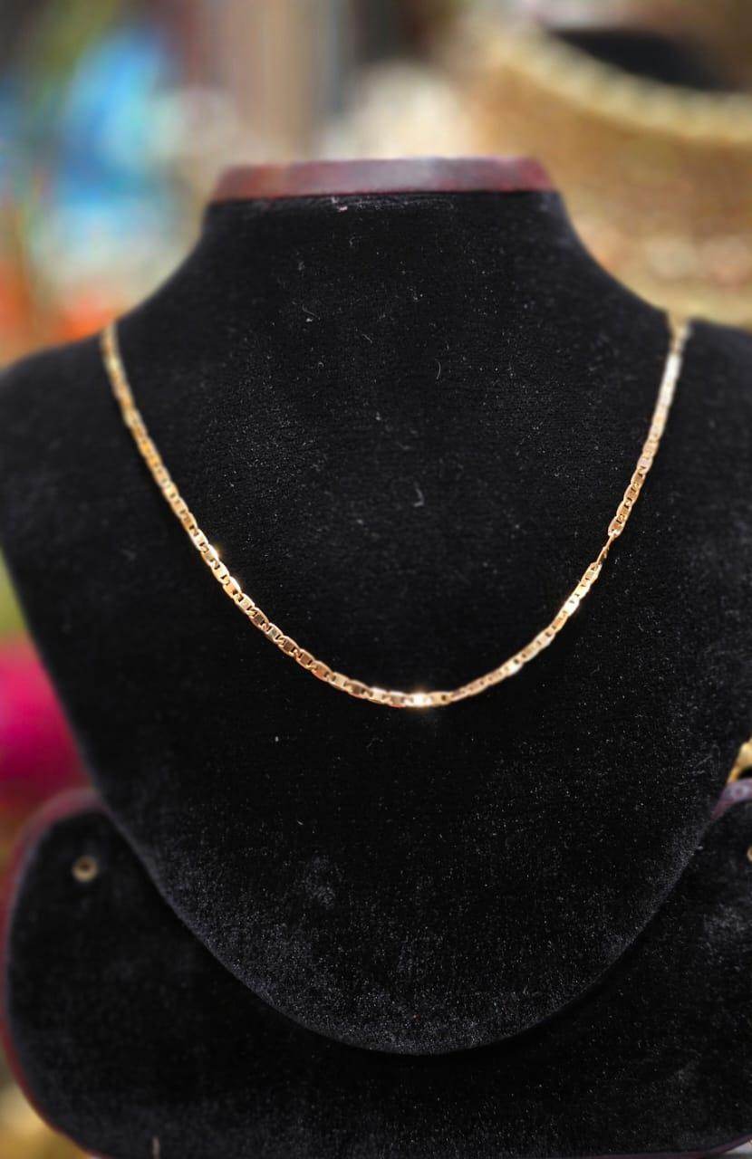 Elegant 22-Inch Gold-Plated Chain – Timeless Shine & Durability - Mirpur Jewelry City