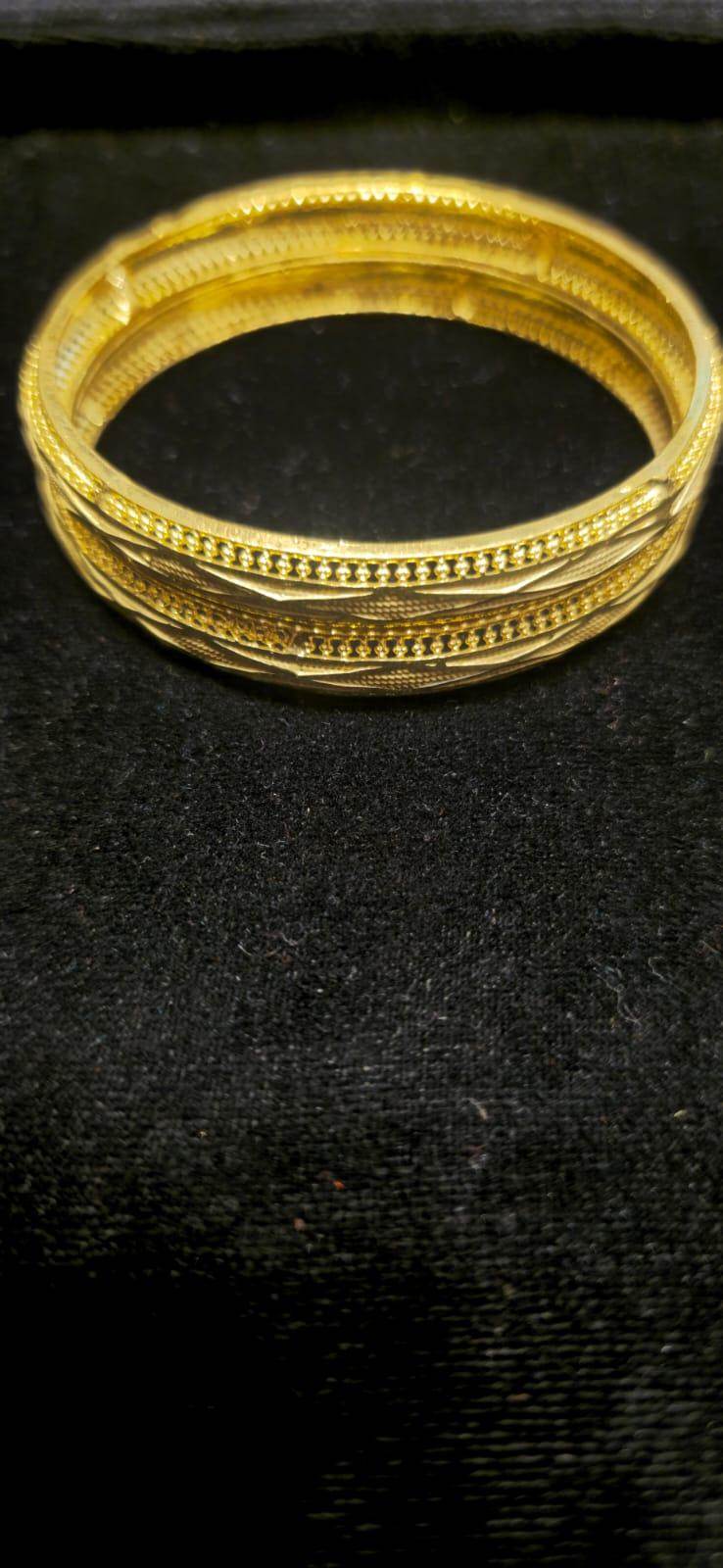 Elevate your style with this exquisite gold-plated churi, - Mirpur Jewelry City
