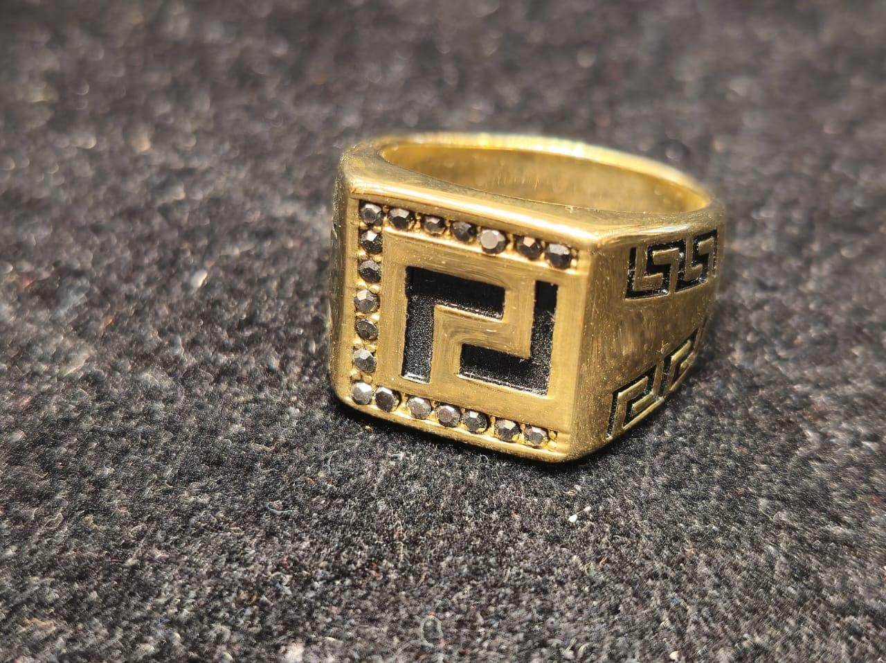 Square Maze Turkish design finger ring for men - Mirpur Jewelry City