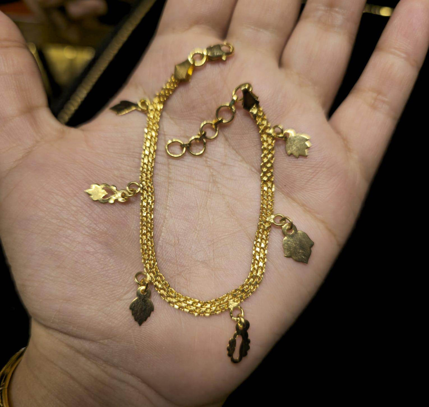 Elegant Gold-Plated Bracelet – Timeless Beauty & Shine - Mirpur Jewelry City