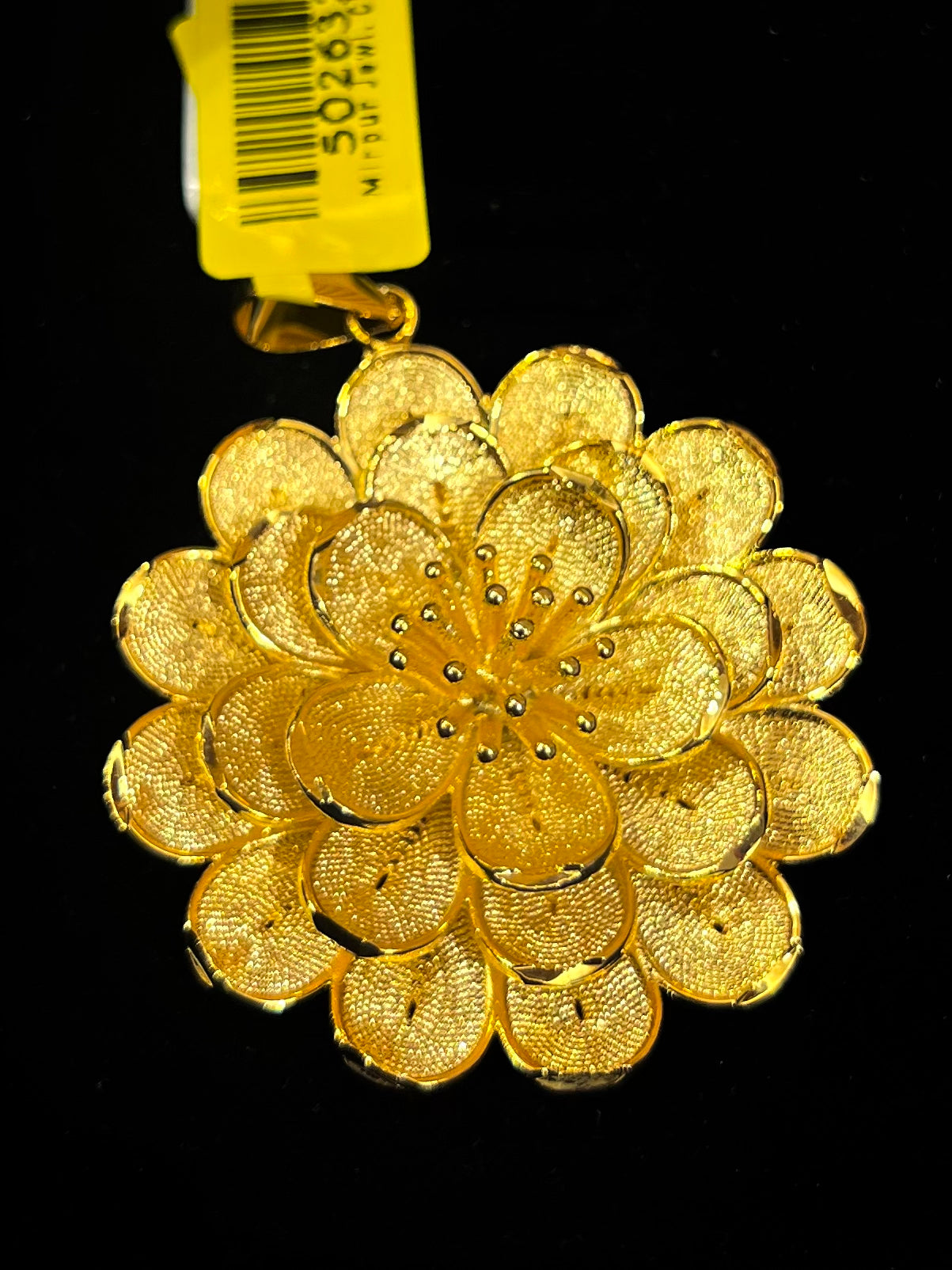 Traditional Flower Locket – Elegant Pendant | Without Chain