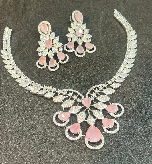 Elegant Diamond Cut Gold Necklace Set Mirpur Jewelry City