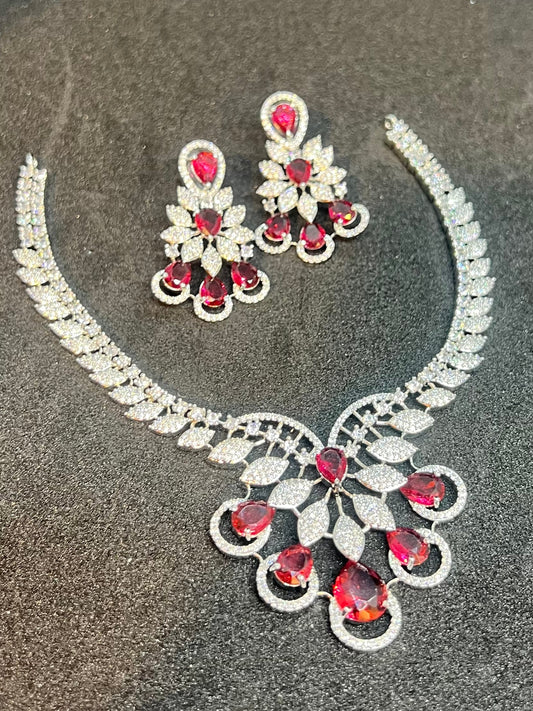 Elegant Diamond Cut Gold Necklace Set Mirpur Jewelry City