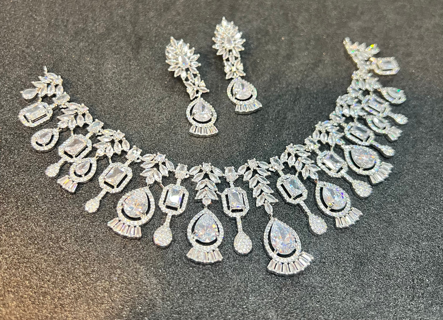 Classic Diamond Cut Gold Jewellery Set