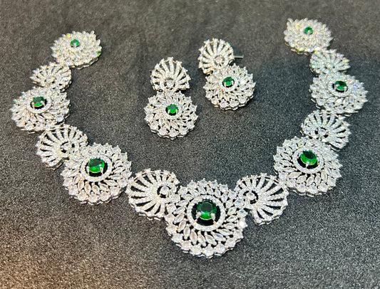 Classic Diamond Cut Gold Jewellery Set