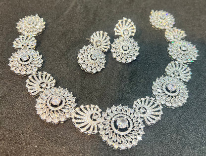 Classic Diamond Cut Gold Jewellery Set