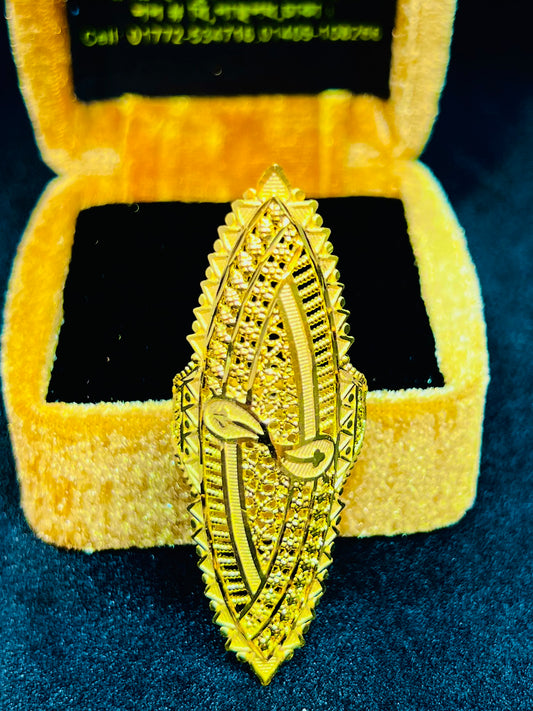 Royal Glow Gold-Plated Ring