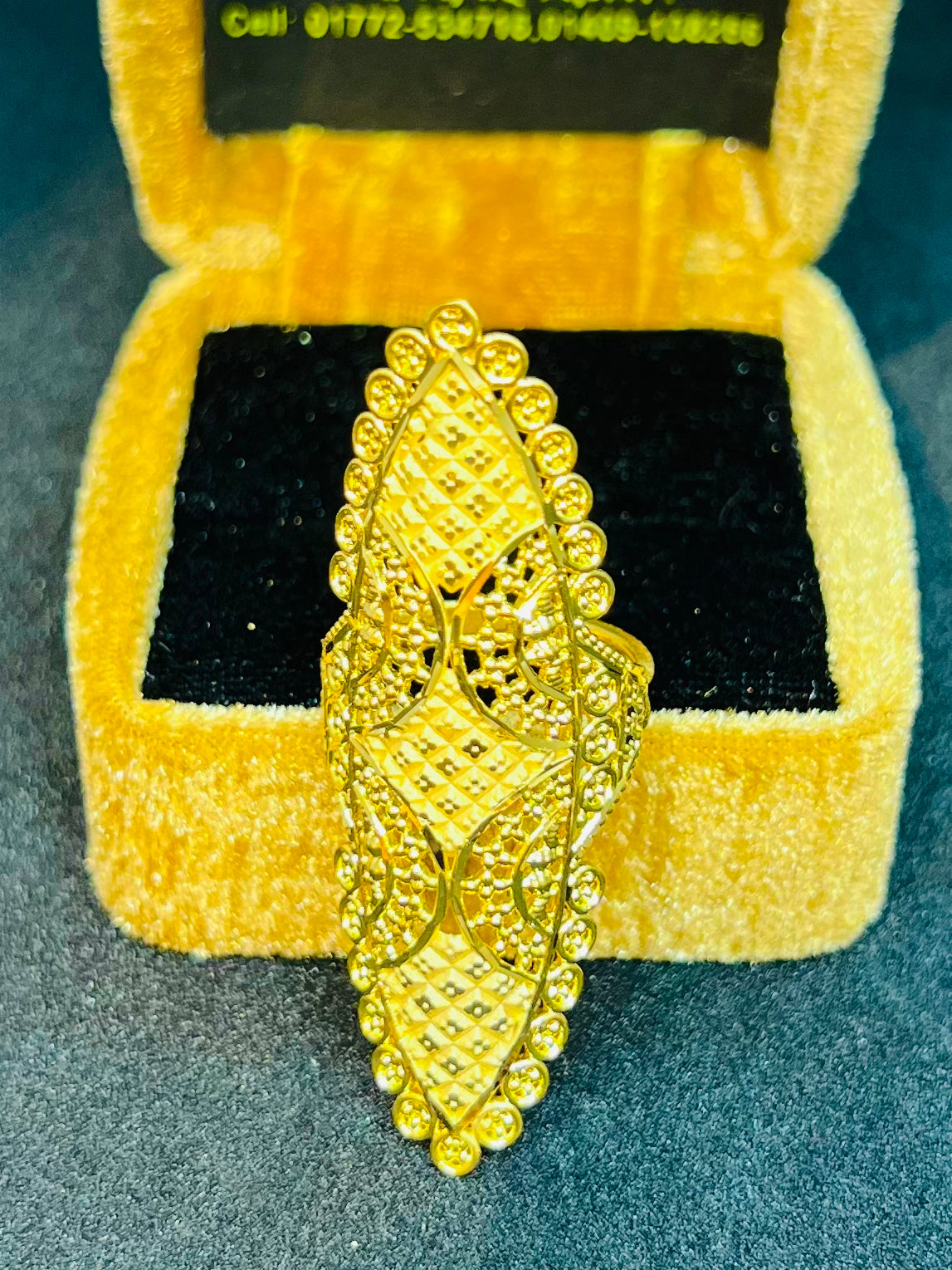 Elite Style Gold Finish Ring