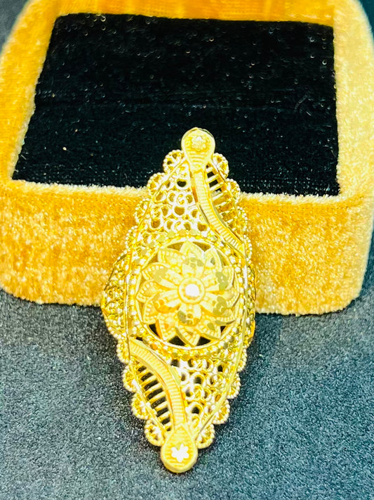 Classic Luxe Finish Adjustable Ring