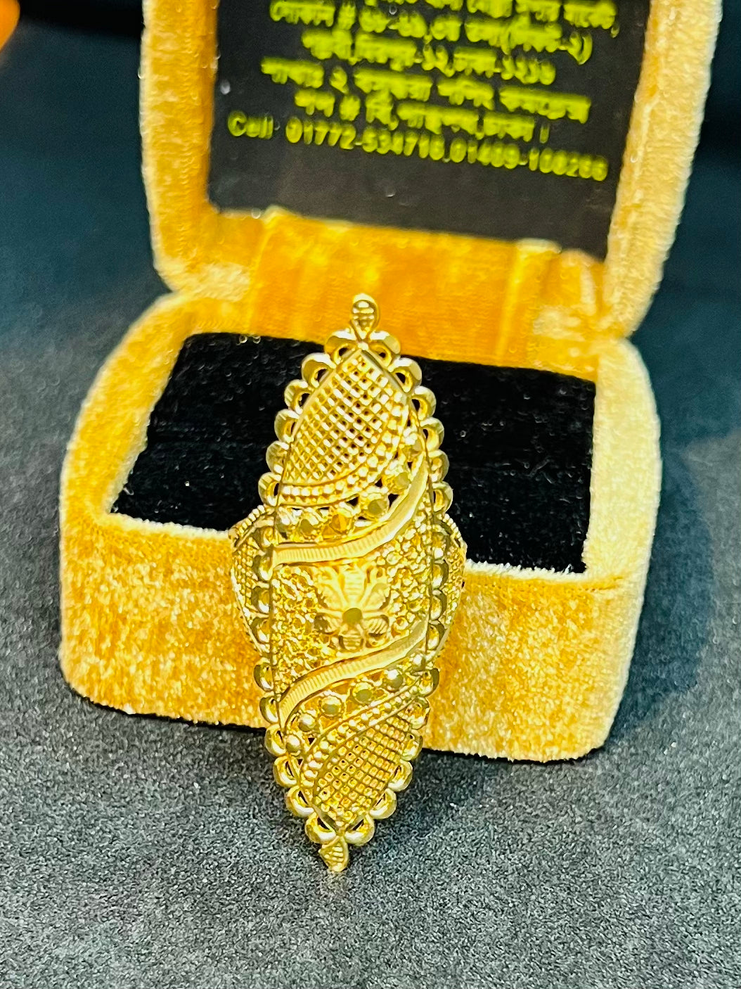 Premium Shine Gold Tone Ring