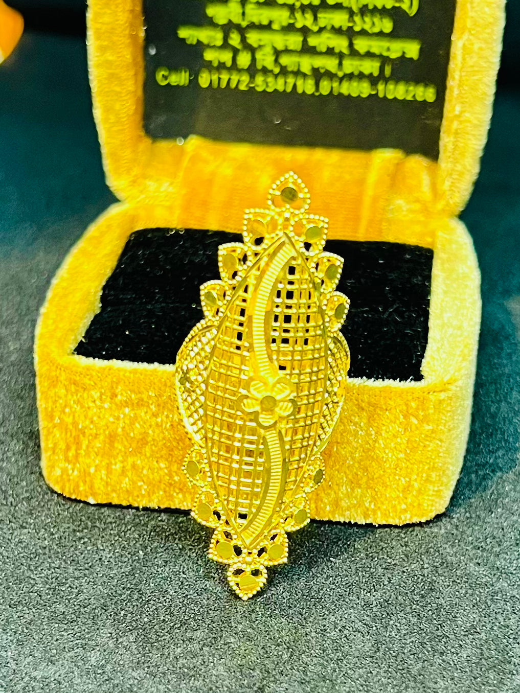 Premium Shine Gold Tone Ring