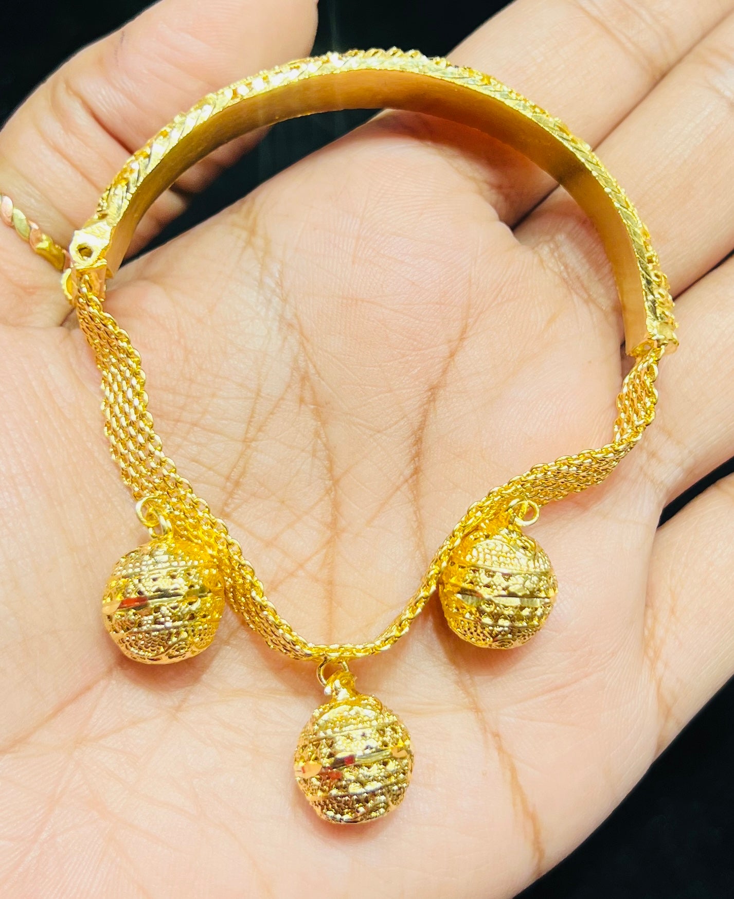 Traditional Jhumka Bracelet – Graceful & Stylish