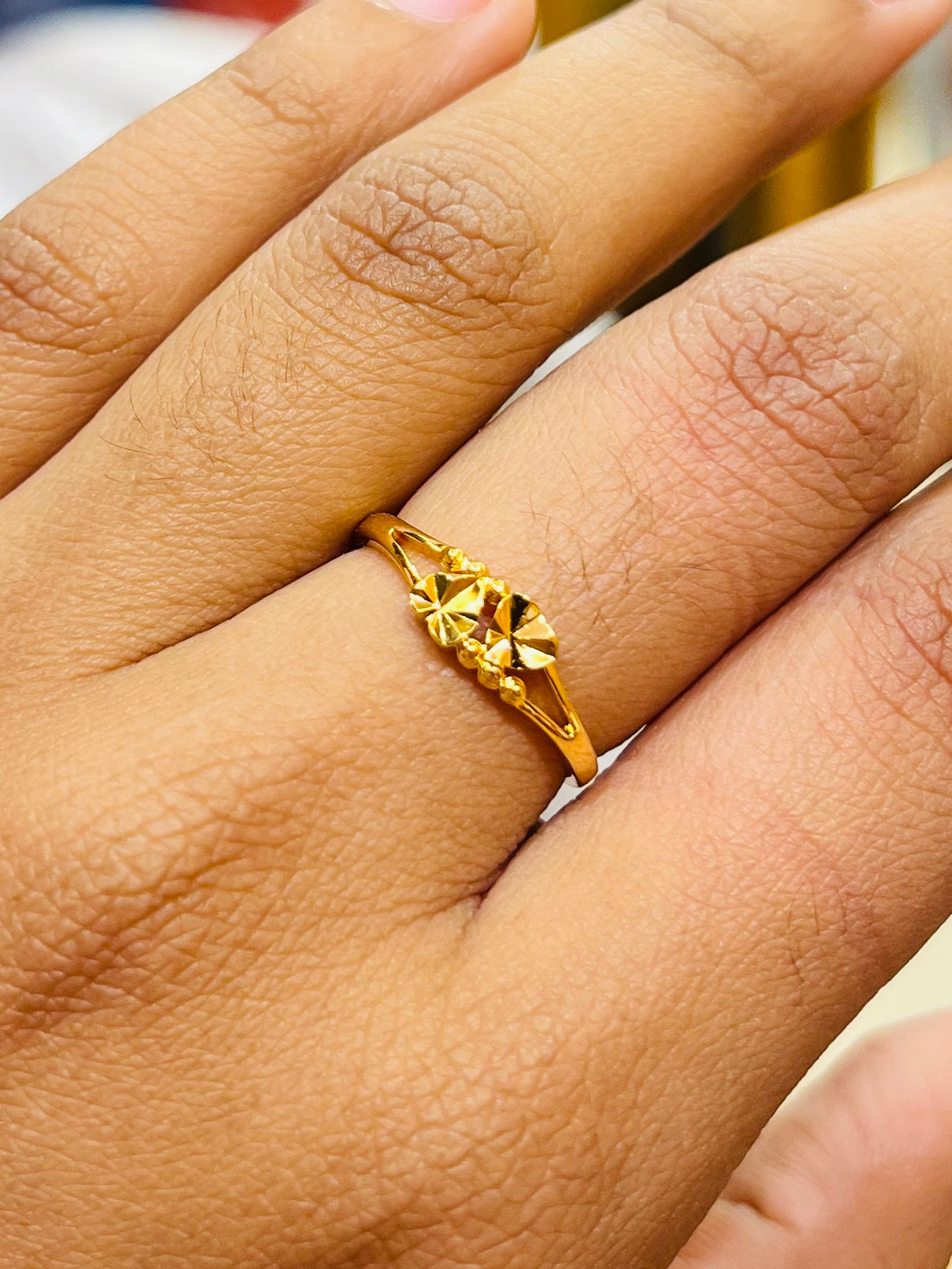 Designer Gold Polish Ring – Premium Look