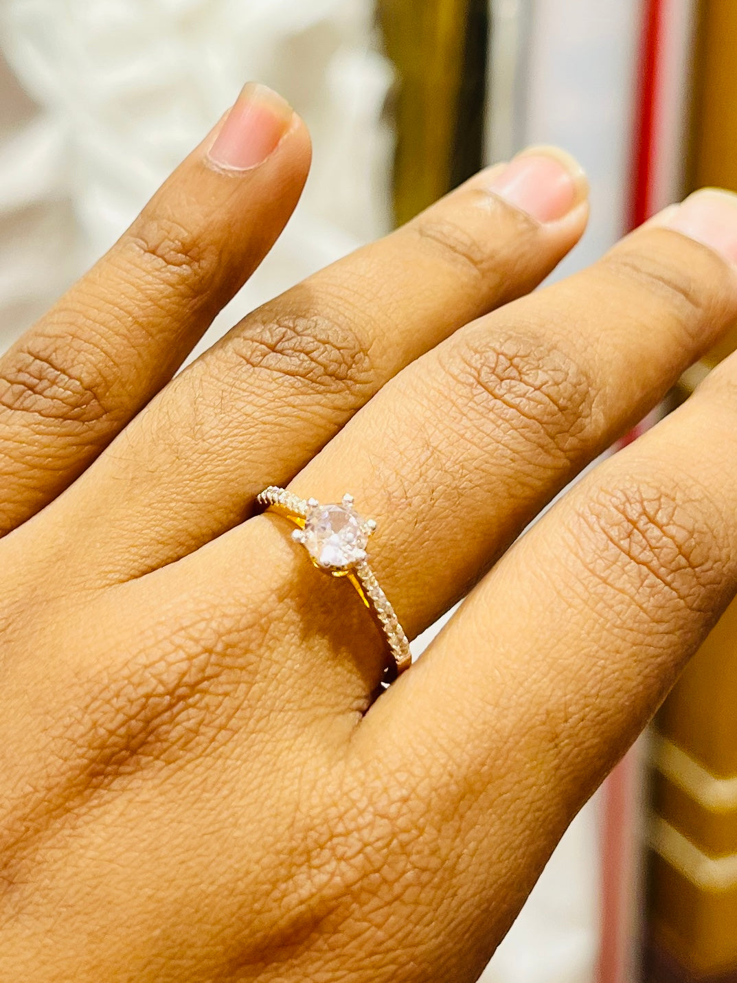 Designer Gold Polish Ring – Premium Look