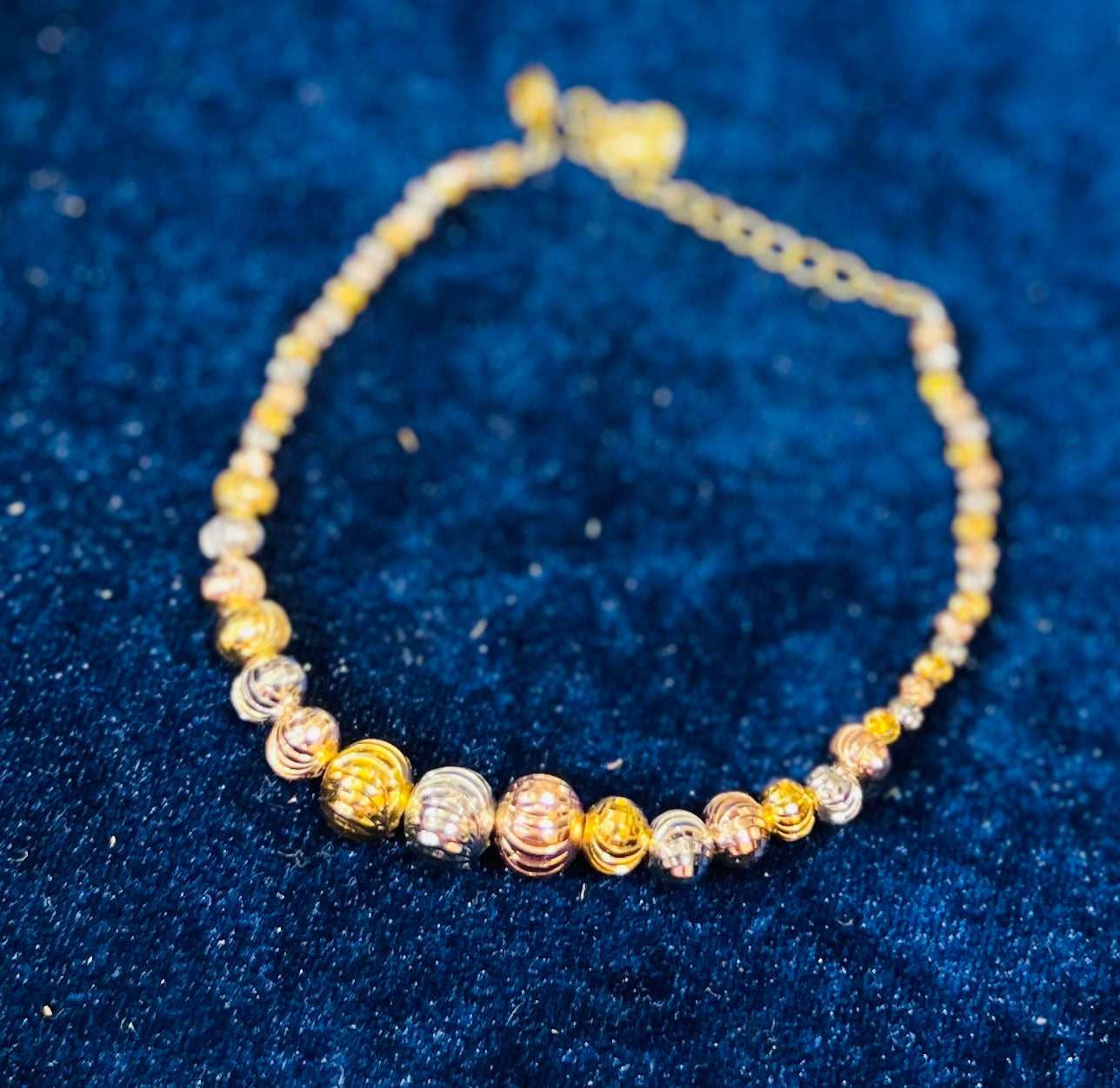 Elegant Gold Plated Rodium Bracelet – Premium Finish