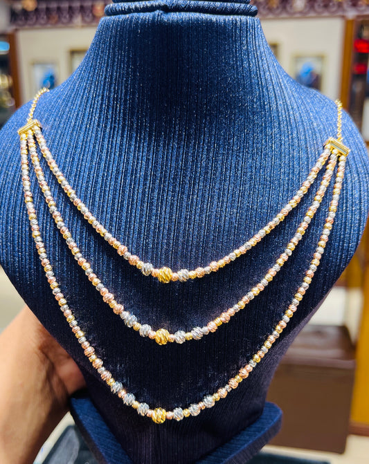 Royal Gold Plated MOP Chain – Exclusive Design