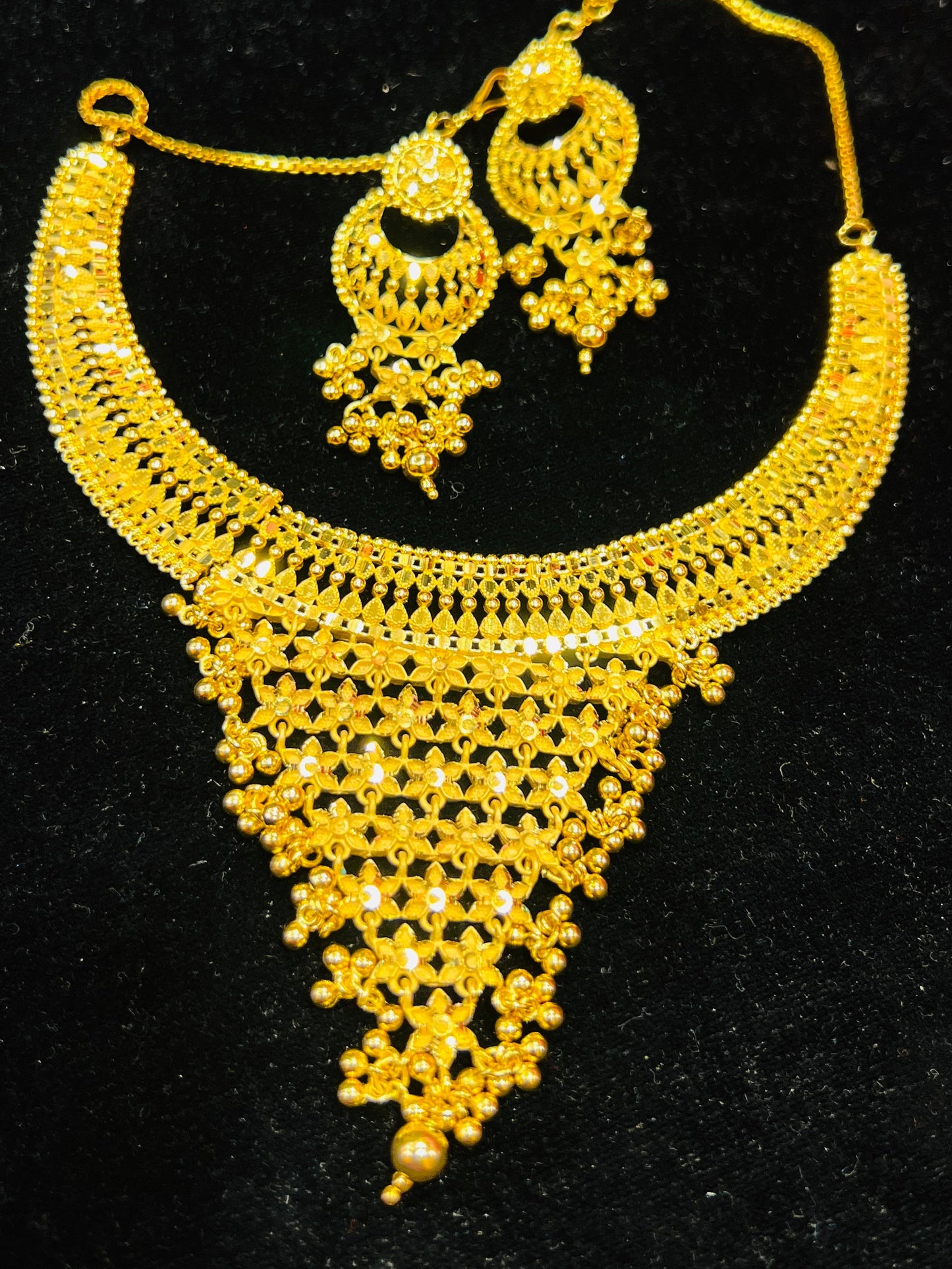 Premium 22k Gold Plated Necklace for Party & Bridal Mirpur Jewelry City