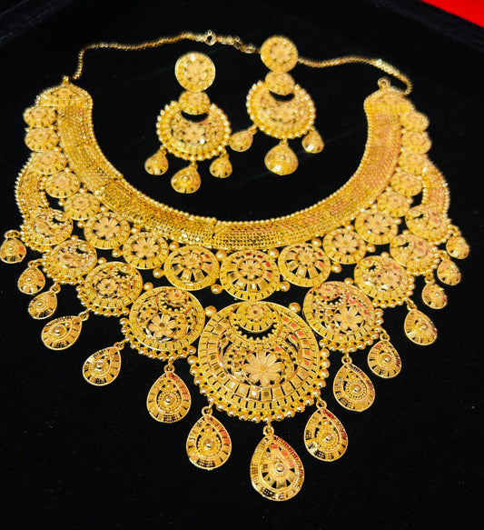 Elegant 1.5gm 22k Gold Polish Necklace – Imported Design Mirpur Jewelry City