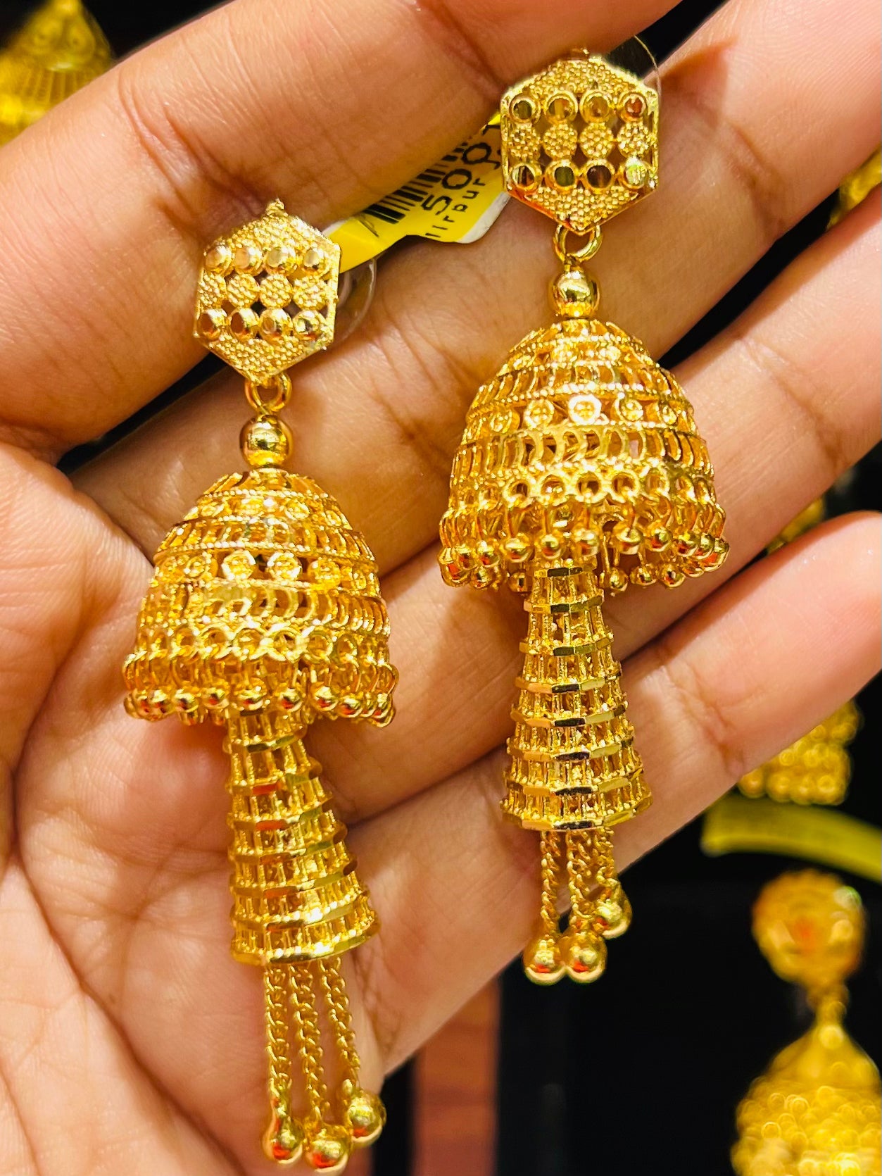 Broad Floral Chandbali Earring | Traditional Festive Special Mirpur Jewelry City
