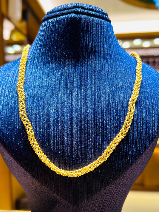 Gold Plated Smart Choice Simple Neck Chain Mirpur Jewelry City