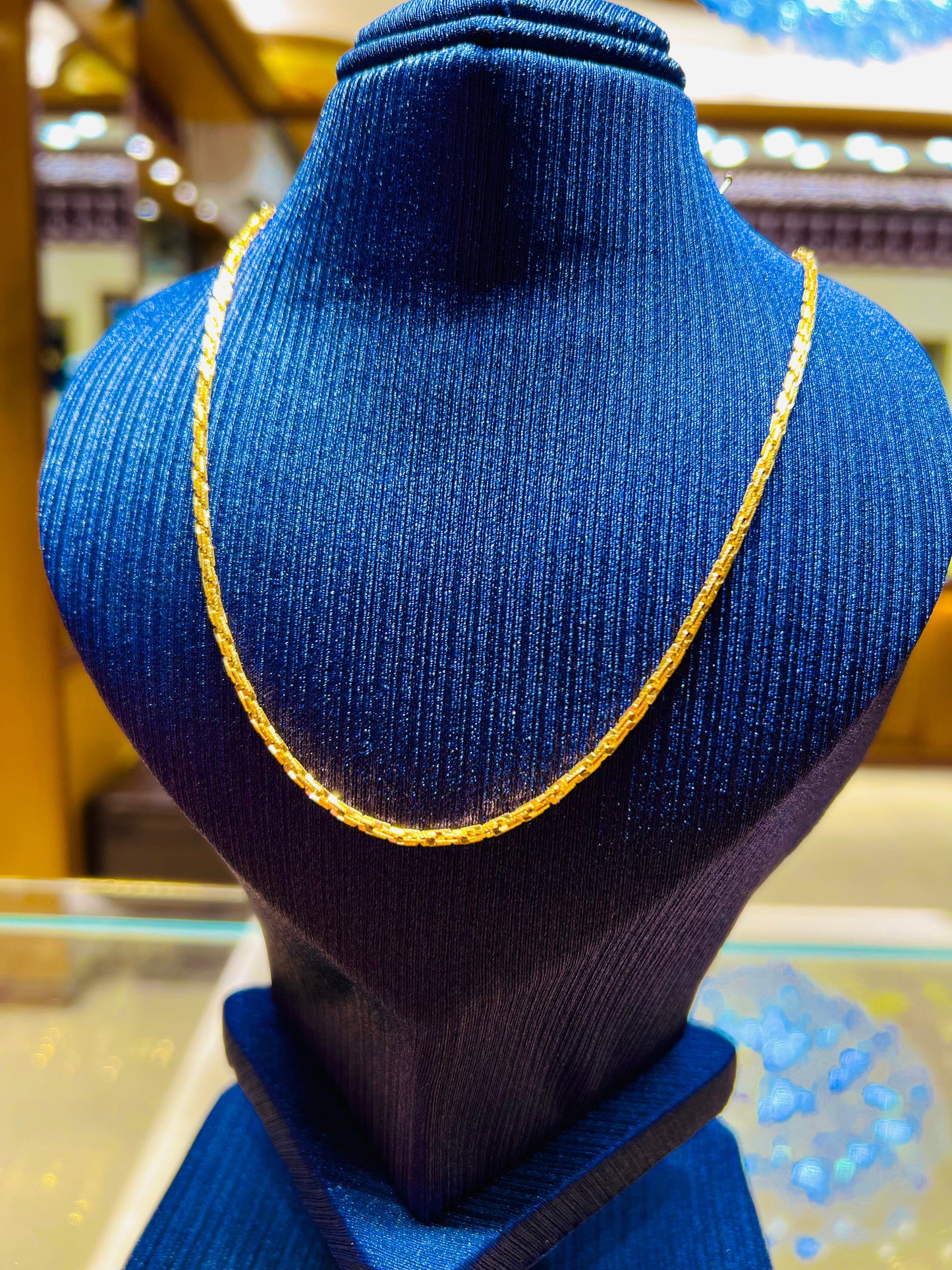 Gold Plated Lightweight Daily Use Chain Mirpur Jewelry City