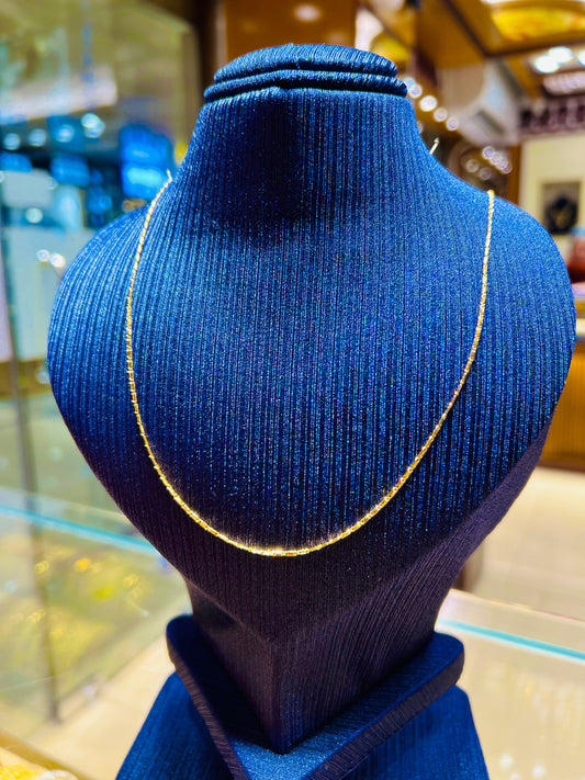 Gold Plated Ethnic Wear Simple Chain Mirpur Jewelry City