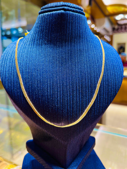 Gold Plated Minimalist Chain for Daily Wear Mirpur Jewelry City