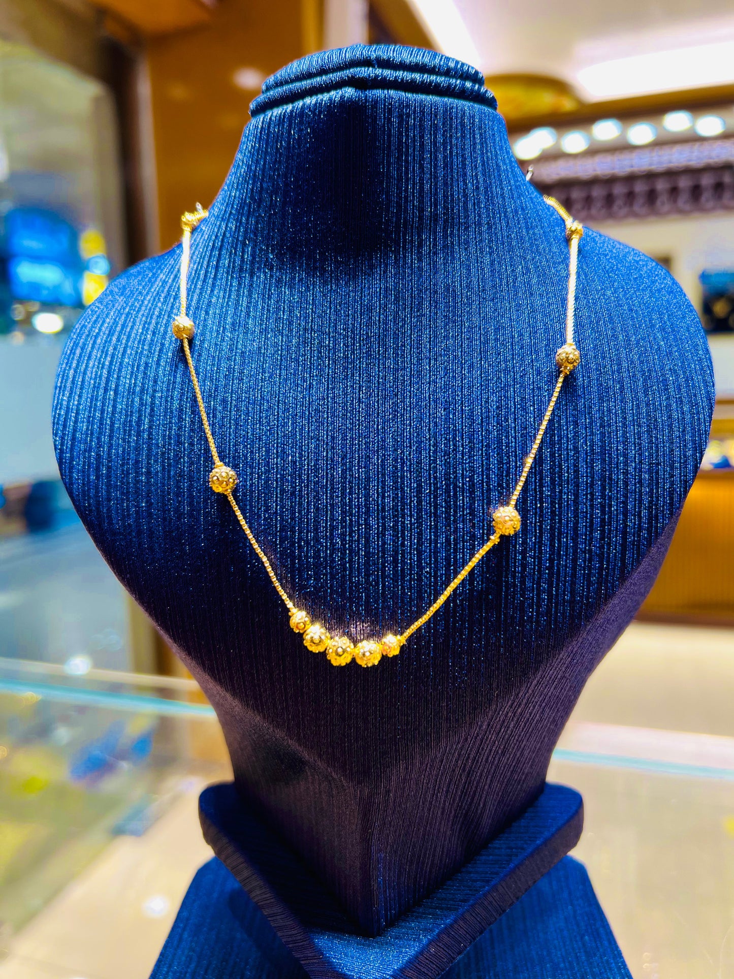Gold Plated Simple Cultural Style Neck Chain Mirpur Jewelry City