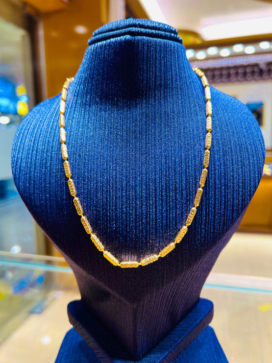 Gold Plated Minimalist Charm Chain for Women Mirpur Jewelry City