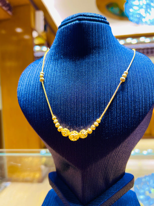 Gold Plated Sleek Simple Chain for Women Mirpur Jewelry City