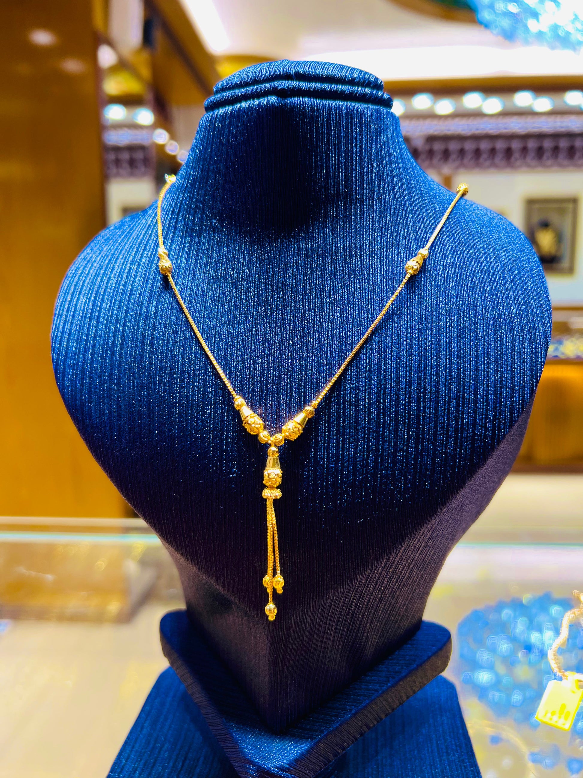 Gold Plated Heritage Design Simple Chain Mirpur Jewelry City