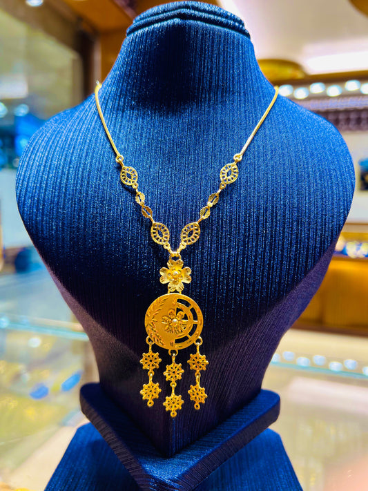 Gold Plated Durable Simple Chain for Ladies Mirpur Jewelry City