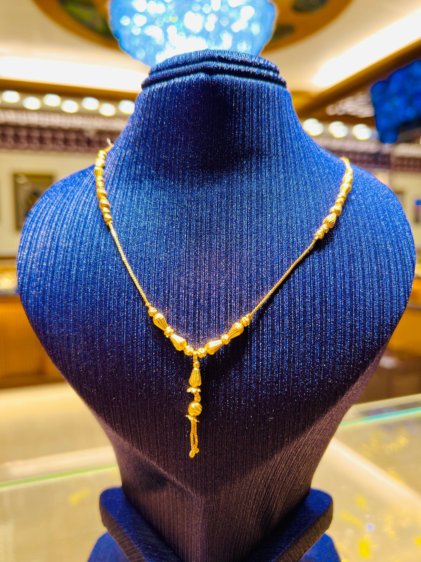 Gold Plated Sleek Link Simple Chain Mirpur Jewelry City