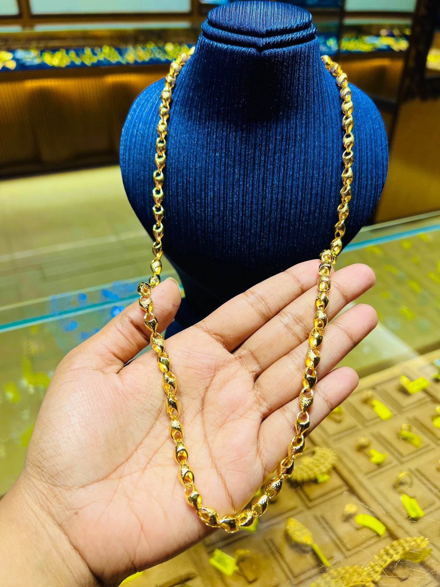 Gold Plated Smart Choice Simple Neck Chain Mirpur Jewelry City