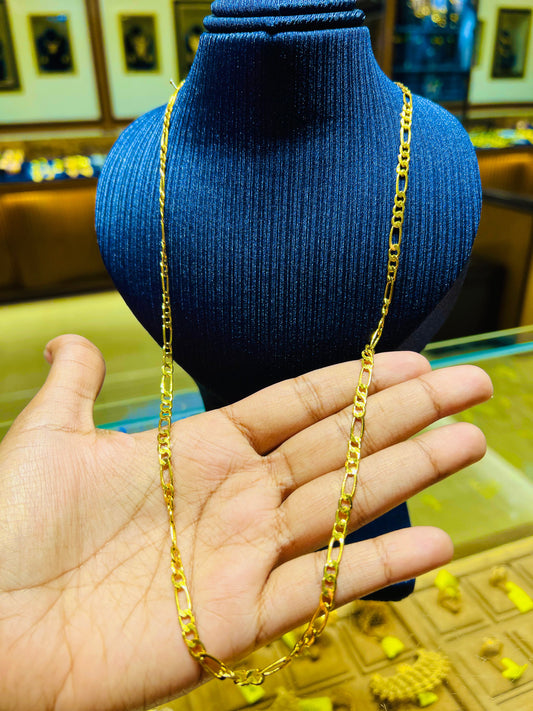 Gold Plated Pocket-Friendly Simple Neck Chain Mirpur Jewelry City