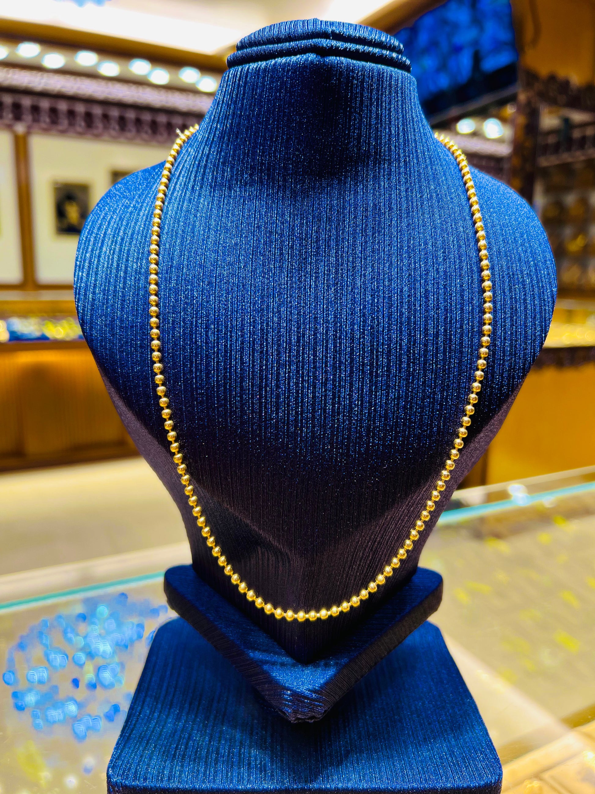 Gold Plated Delicate Work Simple Chain Mirpur Jewelry City