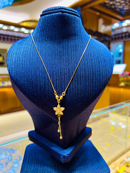 Gold Plated Versatile All-Occasion Simple Chain Mirpur Jewelry City