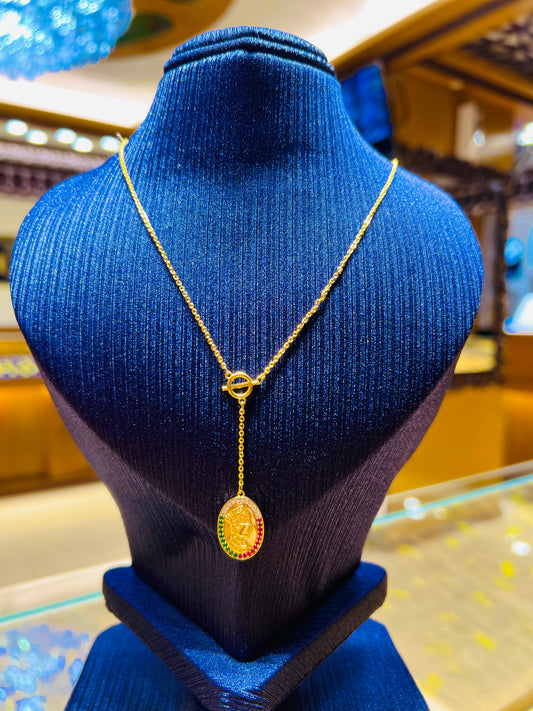Gold Plated Trendy Simple Ball Chain Mirpur Jewelry City