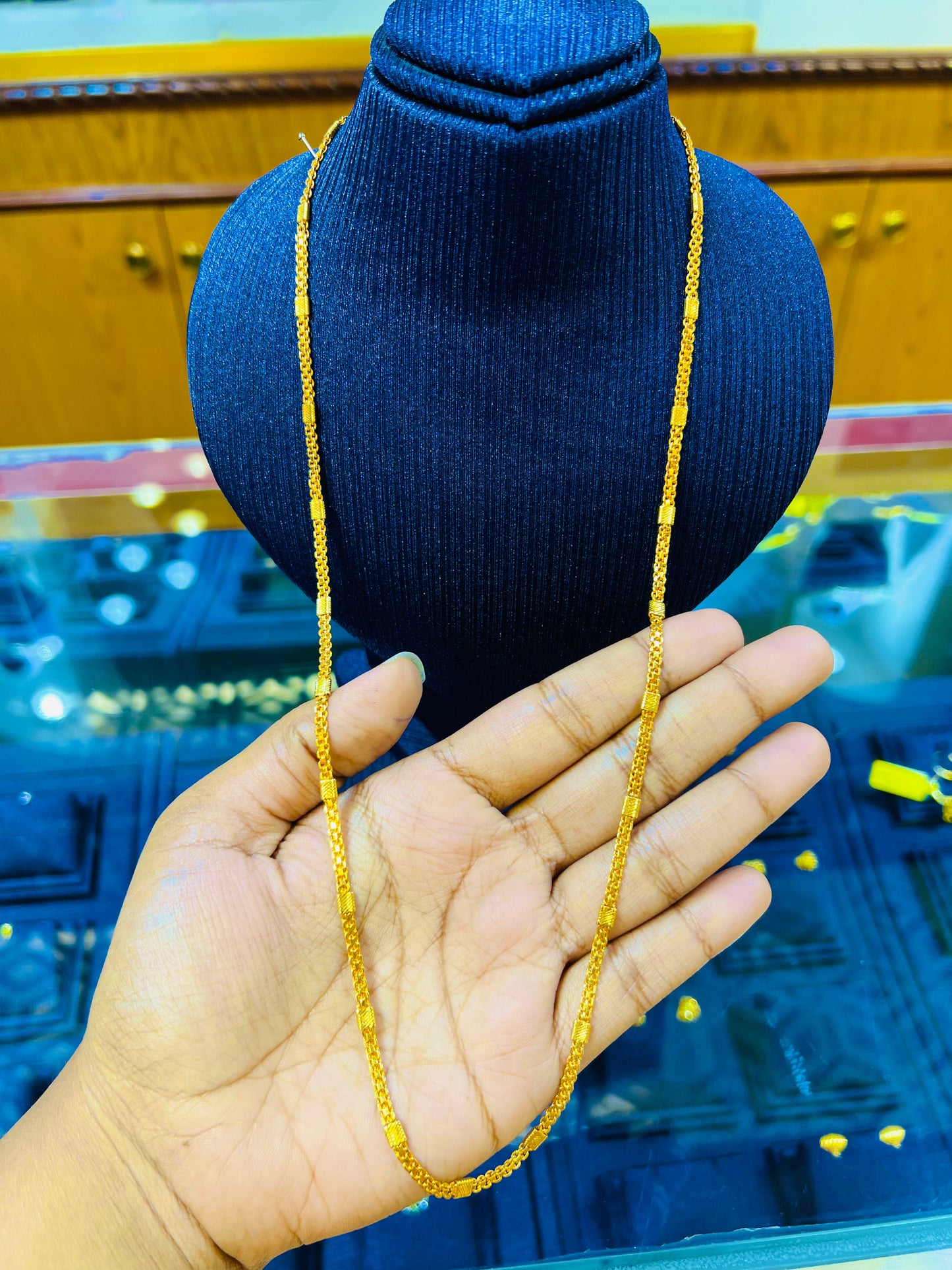 Gold Plated Economical Daily Wear Chain Mirpur Jewelry City