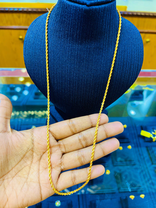 Gold Plated Budget-Friendly Simple Chain for Women Mirpur Jewelry City