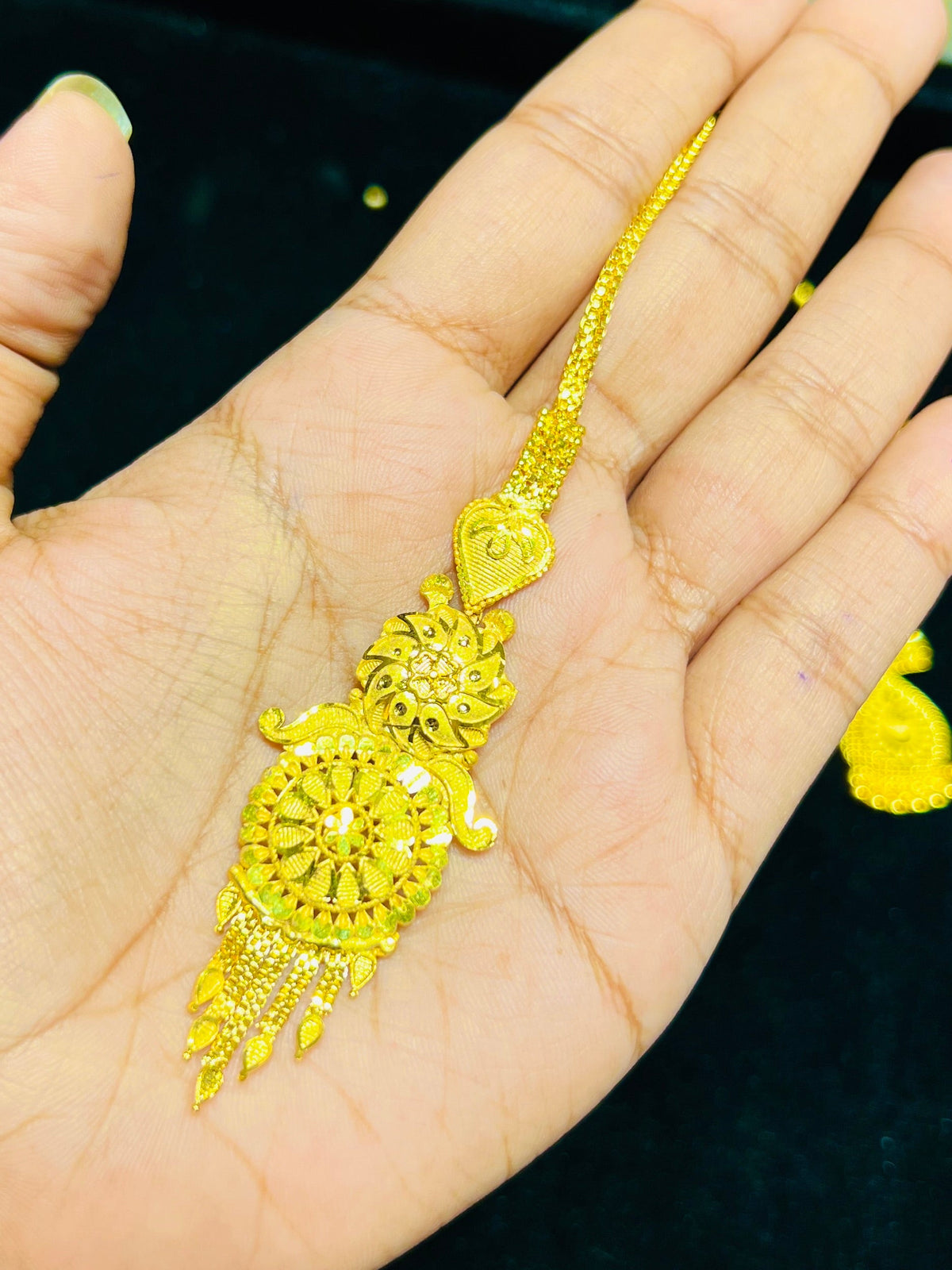 Simple and Elegant Gold Plated Tikli Mirpur Jewelry City