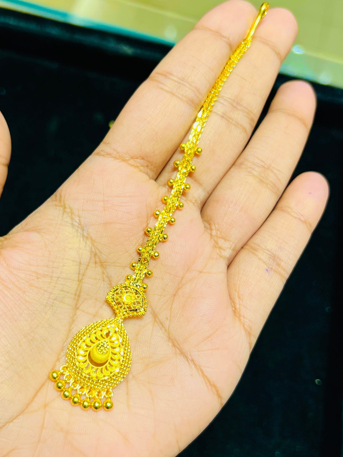 Stylish Gold Plated Tikli Mirpur Jewelry City