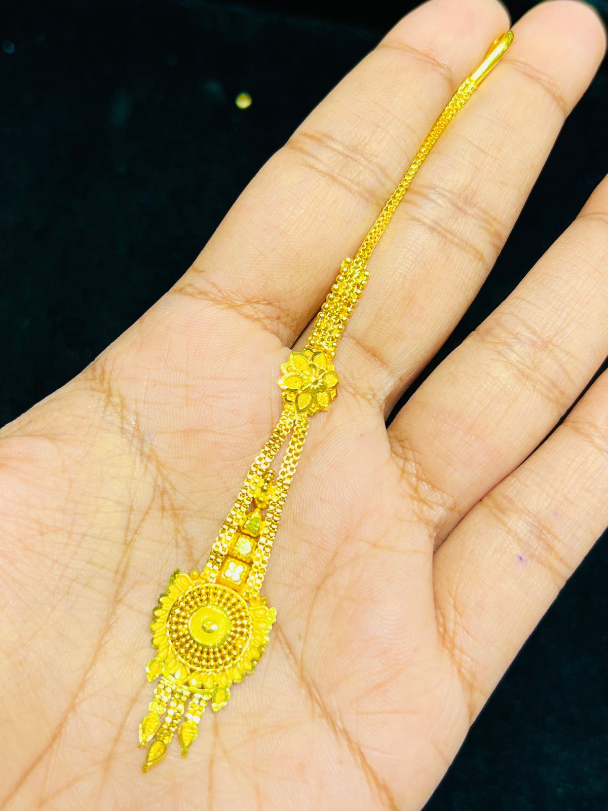 Festive Wear Gold Plated Tikli Mirpur Jewelry City