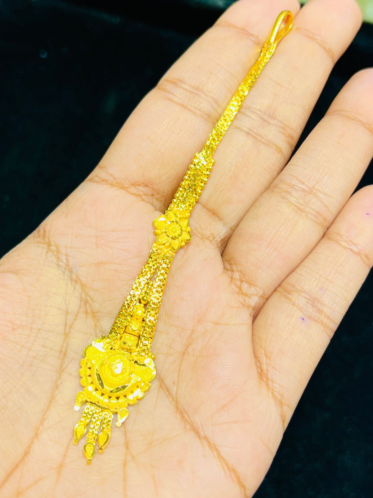 Simple Gold Plated Tikli Mirpur Jewelry City